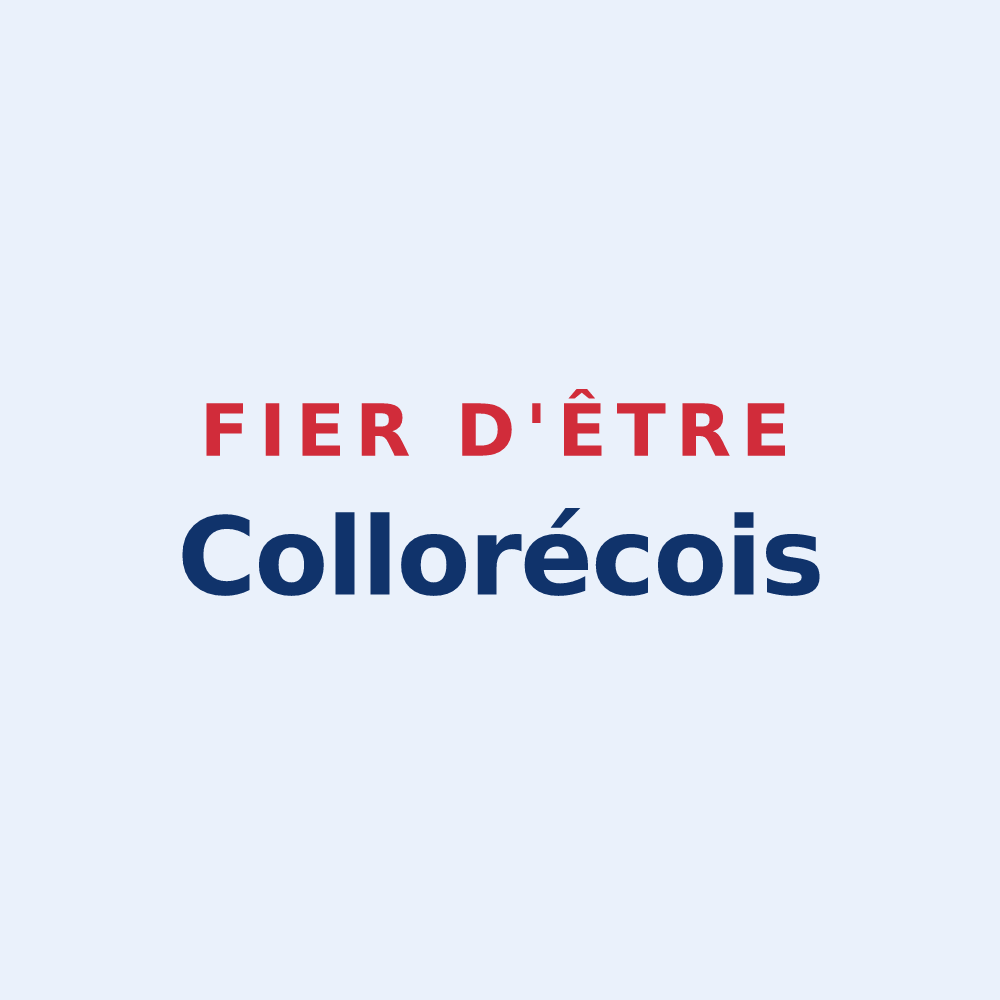 Sticker « Fier d'être Collorécois » — design pour Collorec