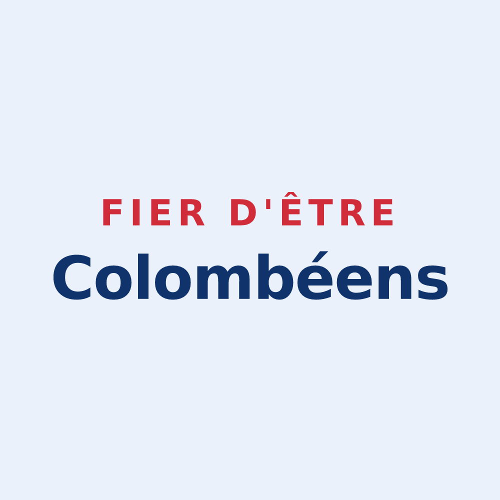 Sticker « Fier d'être Colombéens » — design pour Colombey les Deux Églises