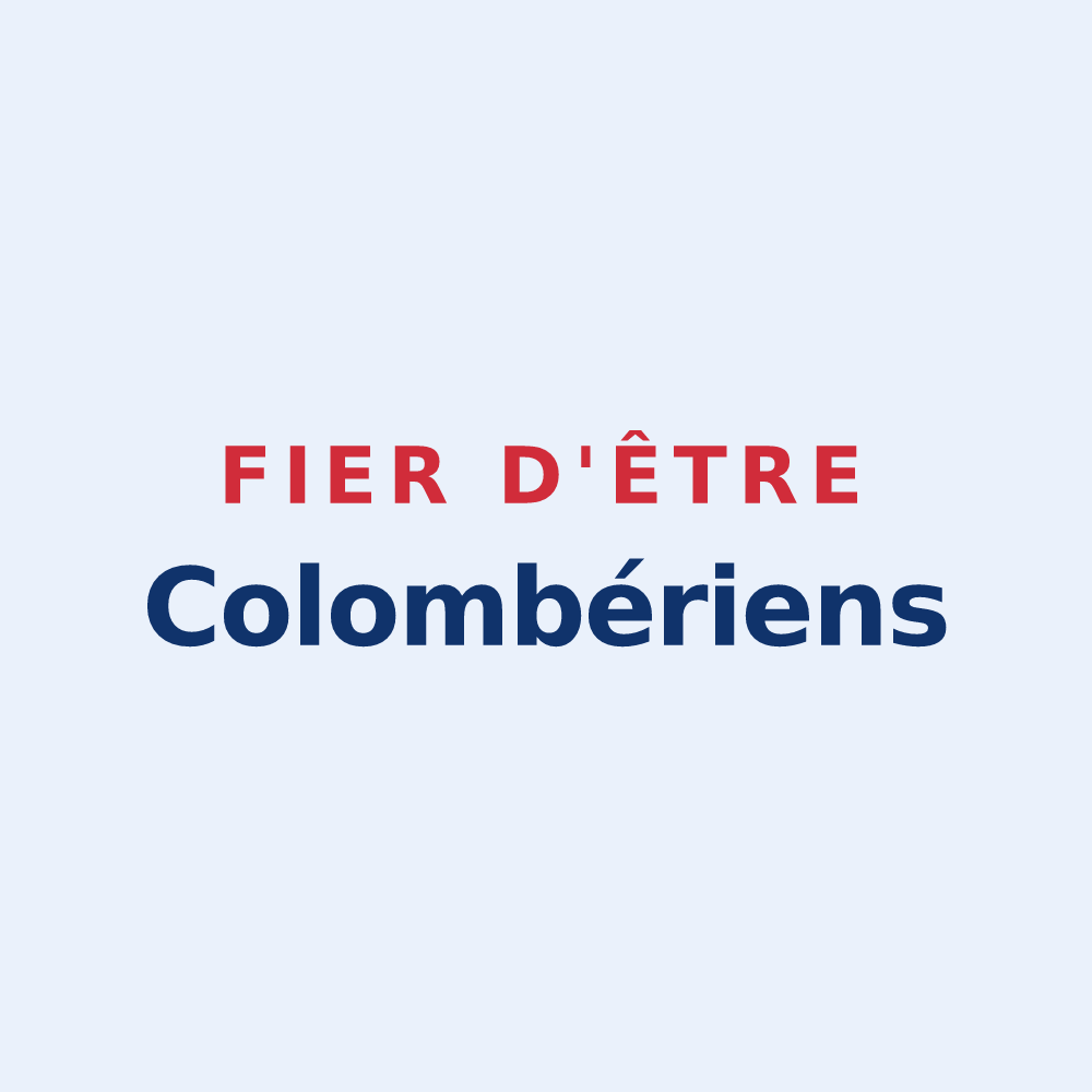Sticker « Fier d'être Colombériens » — design pour Colombier