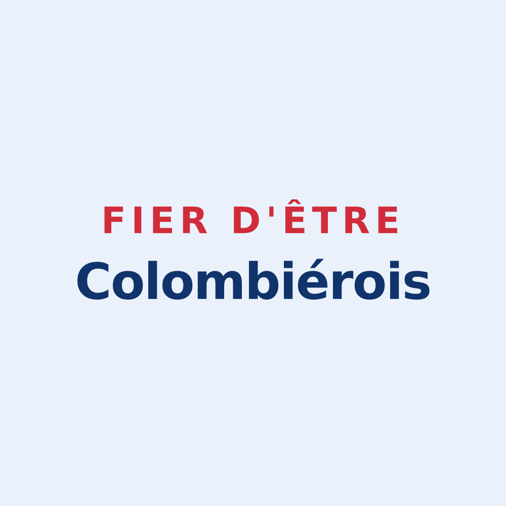 Sticker « Fier d'être Colombiérois » — design pour Colombiers