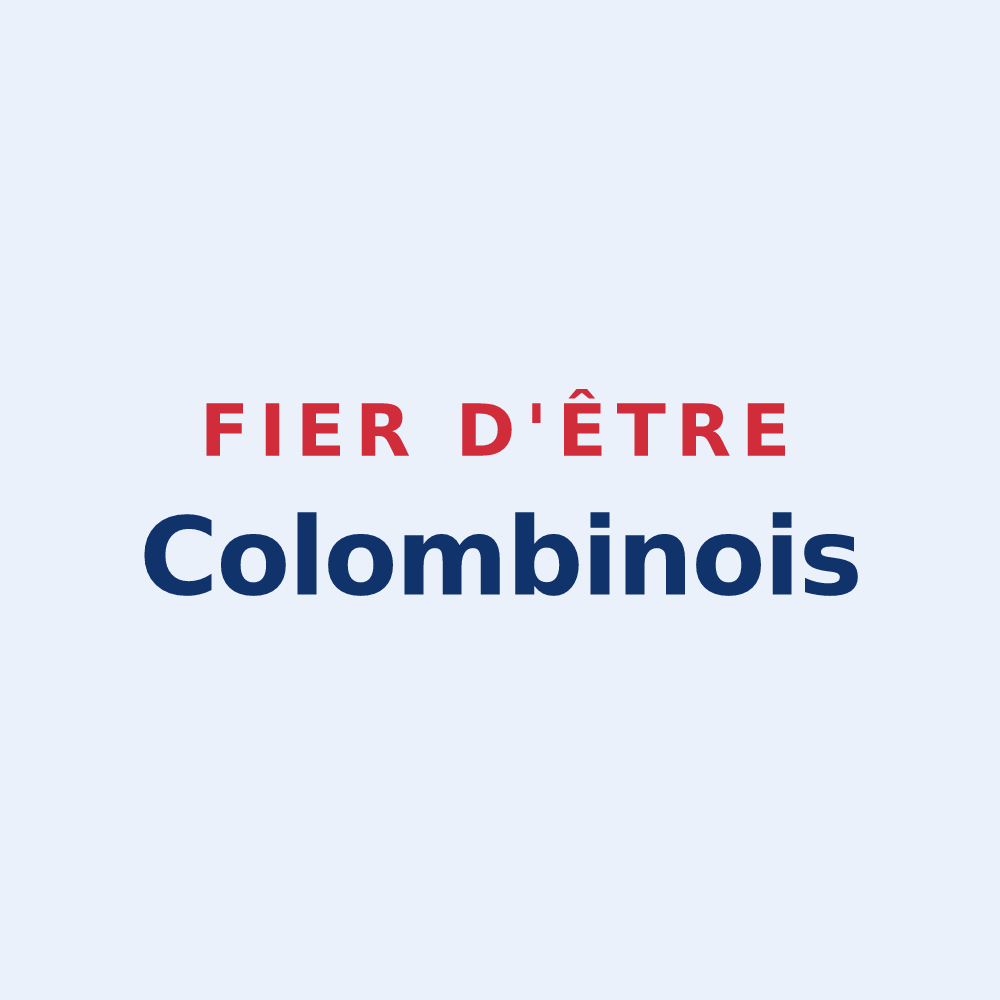Sticker « Fier d'être Colombinois » — design pour Colombiers