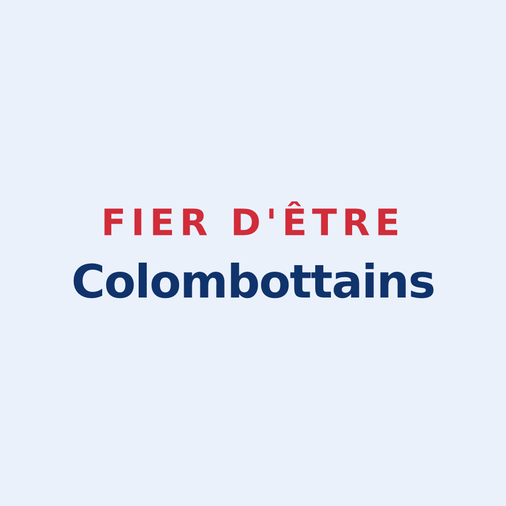 Sticker « Fier d'être Colombottains » — design pour Colombotte