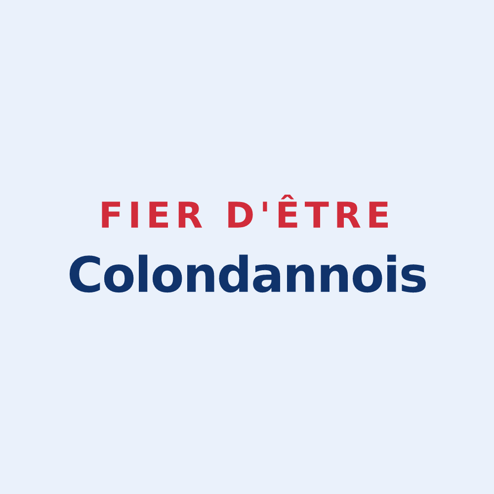 Sticker « Fier d'être Colondannois » — design pour Colondannes