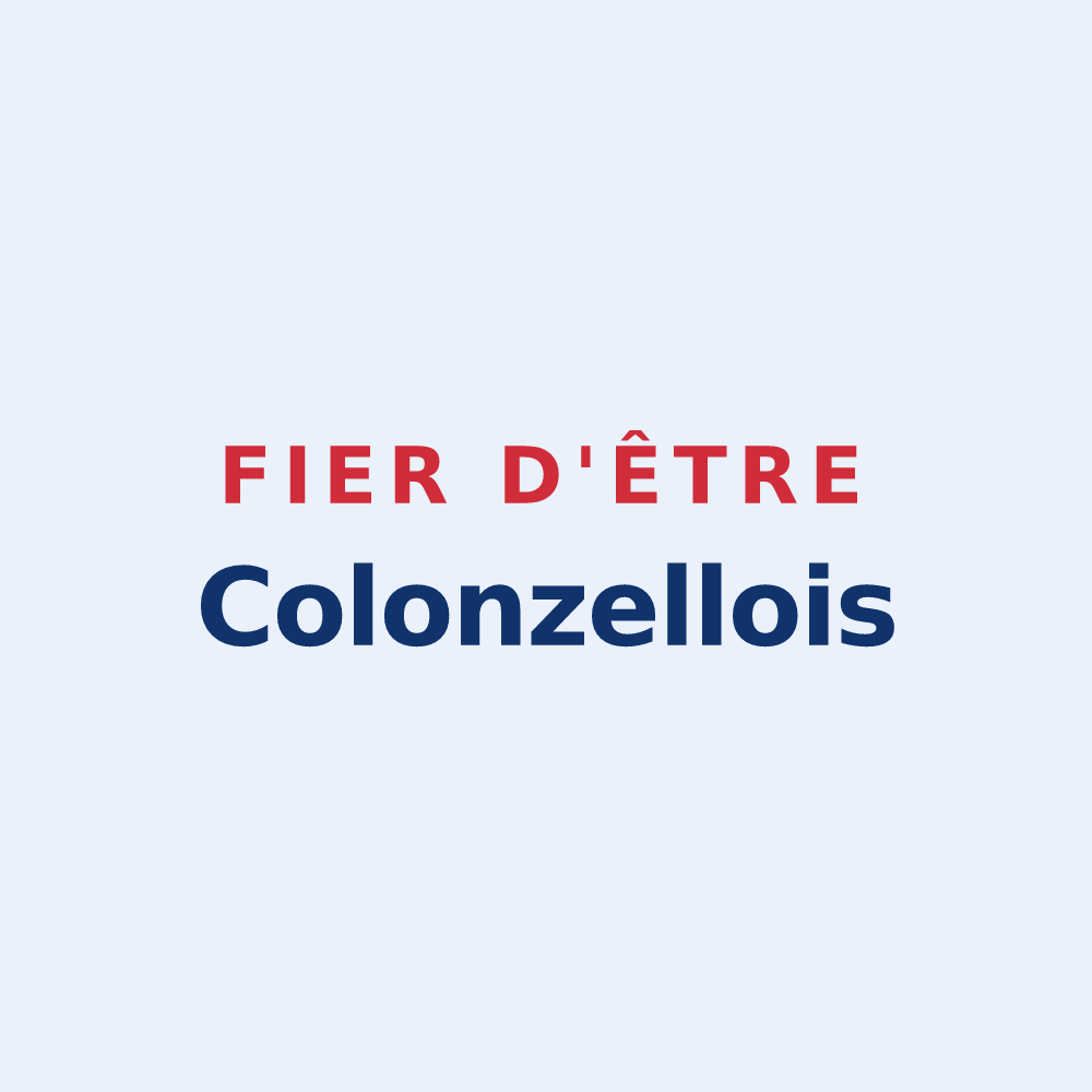 Sticker « Fier d'être Colonzellois » — design pour Colonzelle