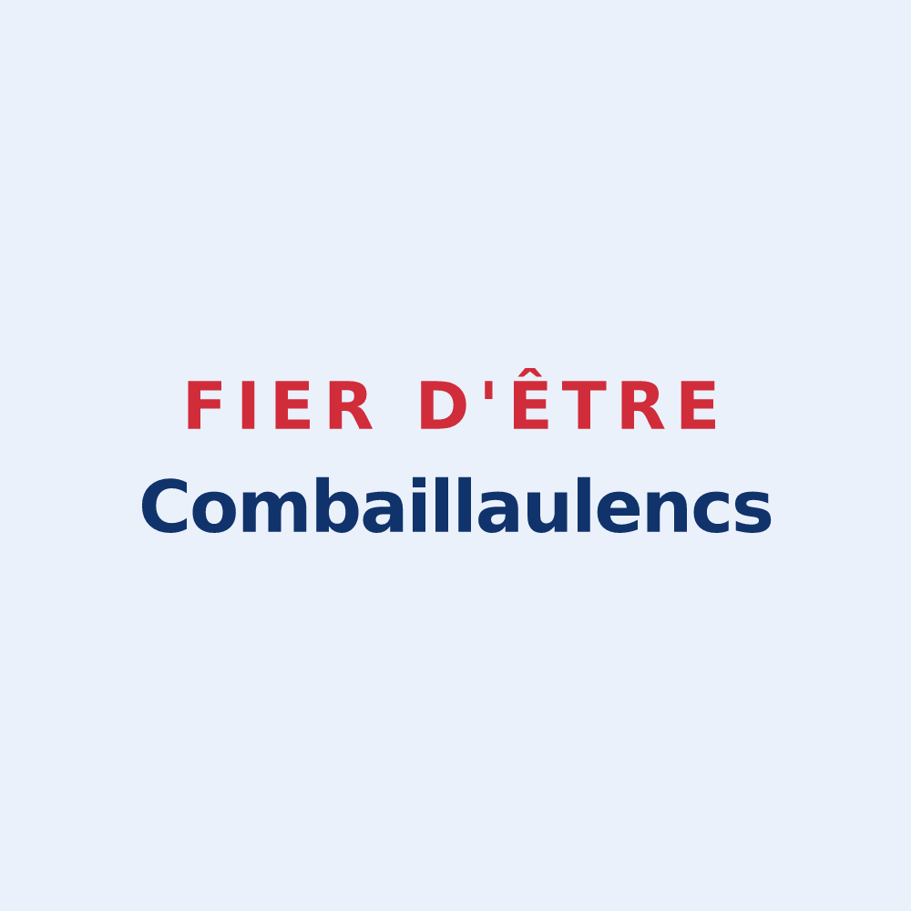Sticker « Fier d'être Combaillaulencs » — design pour Combaillaux