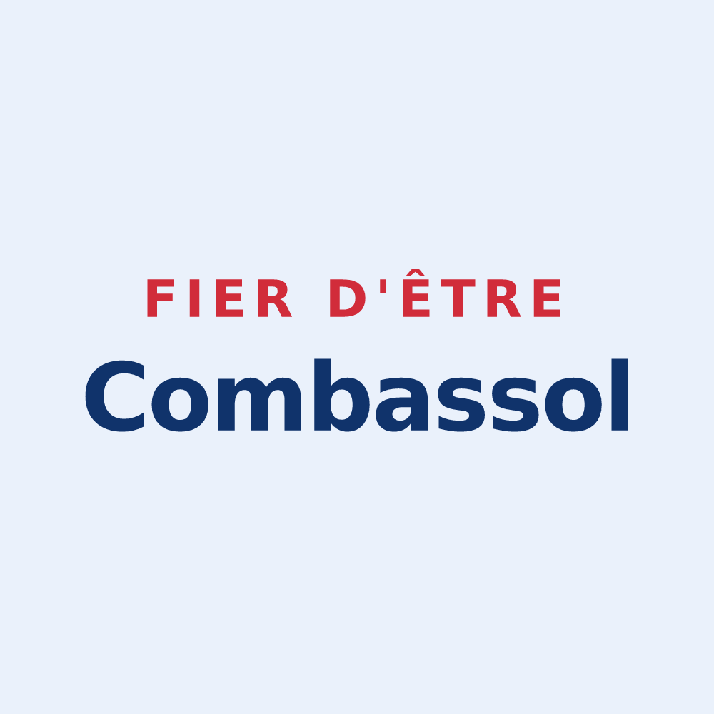 Sticker « Fier d'être Combassol » — design pour Combas