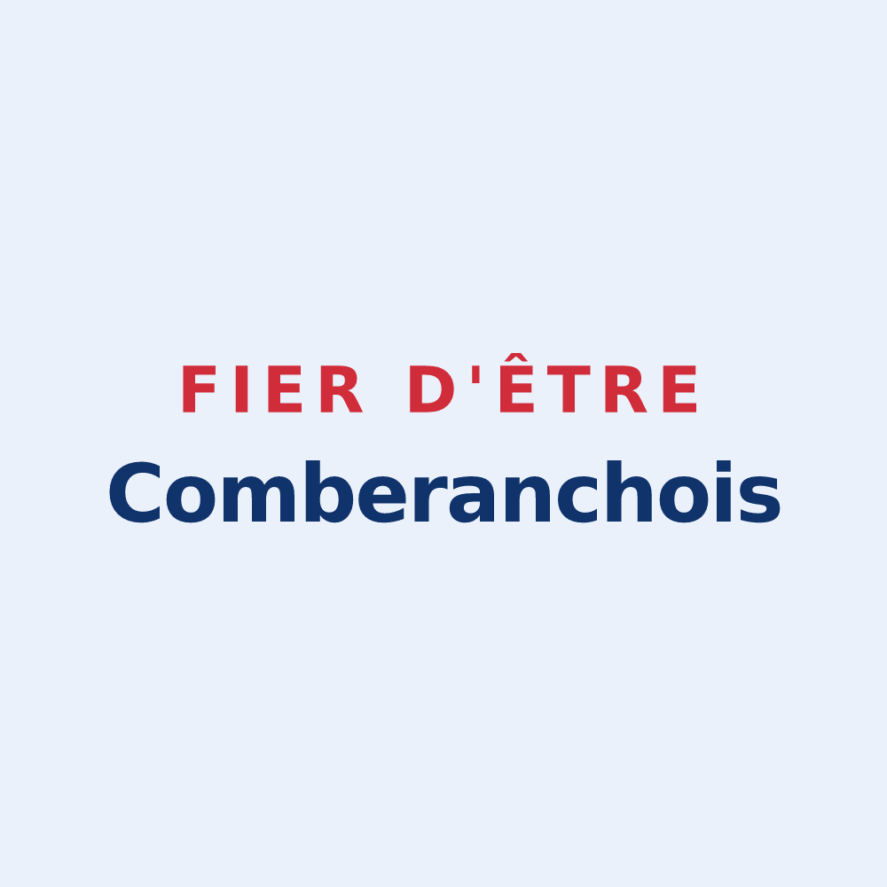 Sticker « Fier d'être Comberanchois » — design pour Comberanche-et-Épeluche