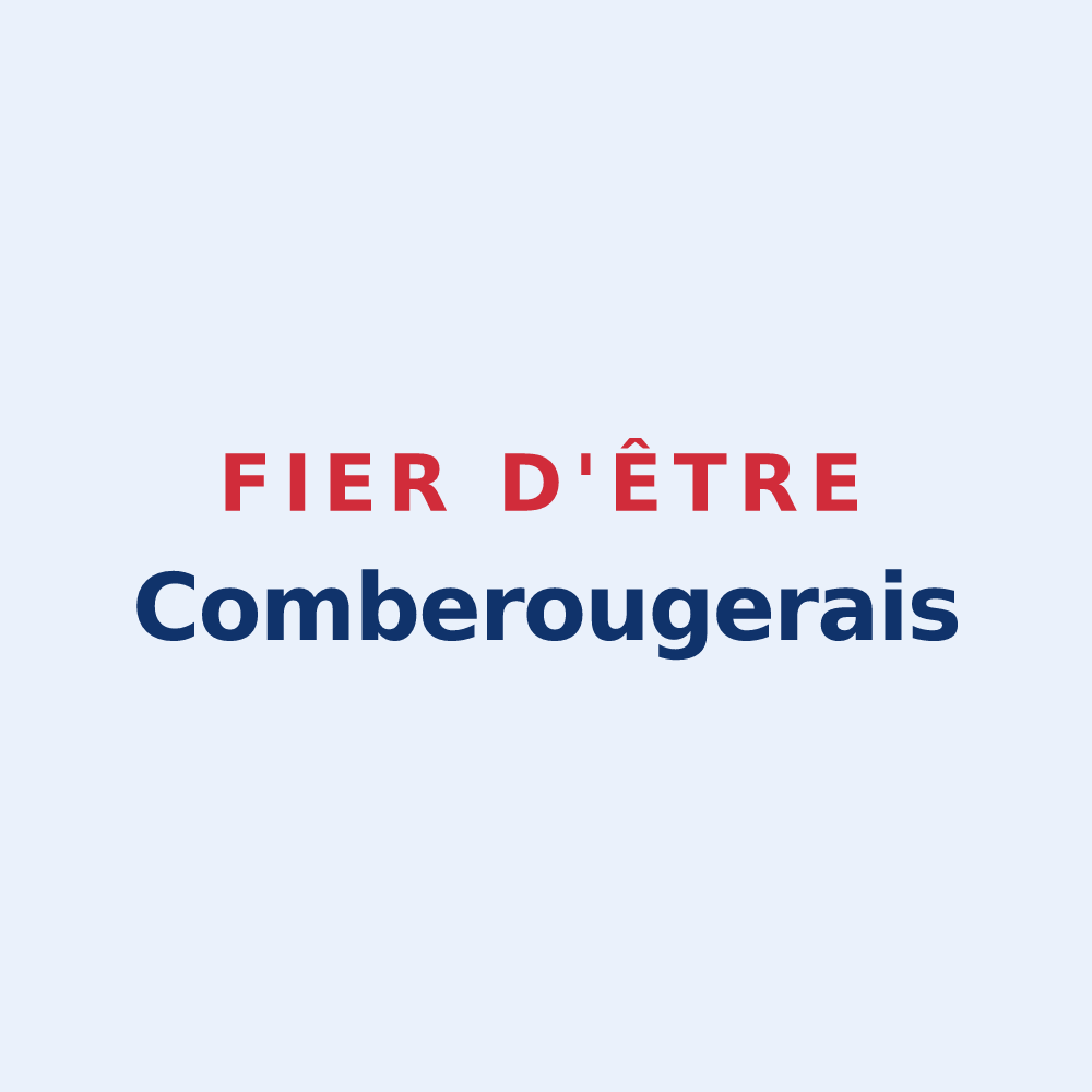 Sticker « Fier d'être Comberougerais » — design pour Comberouger