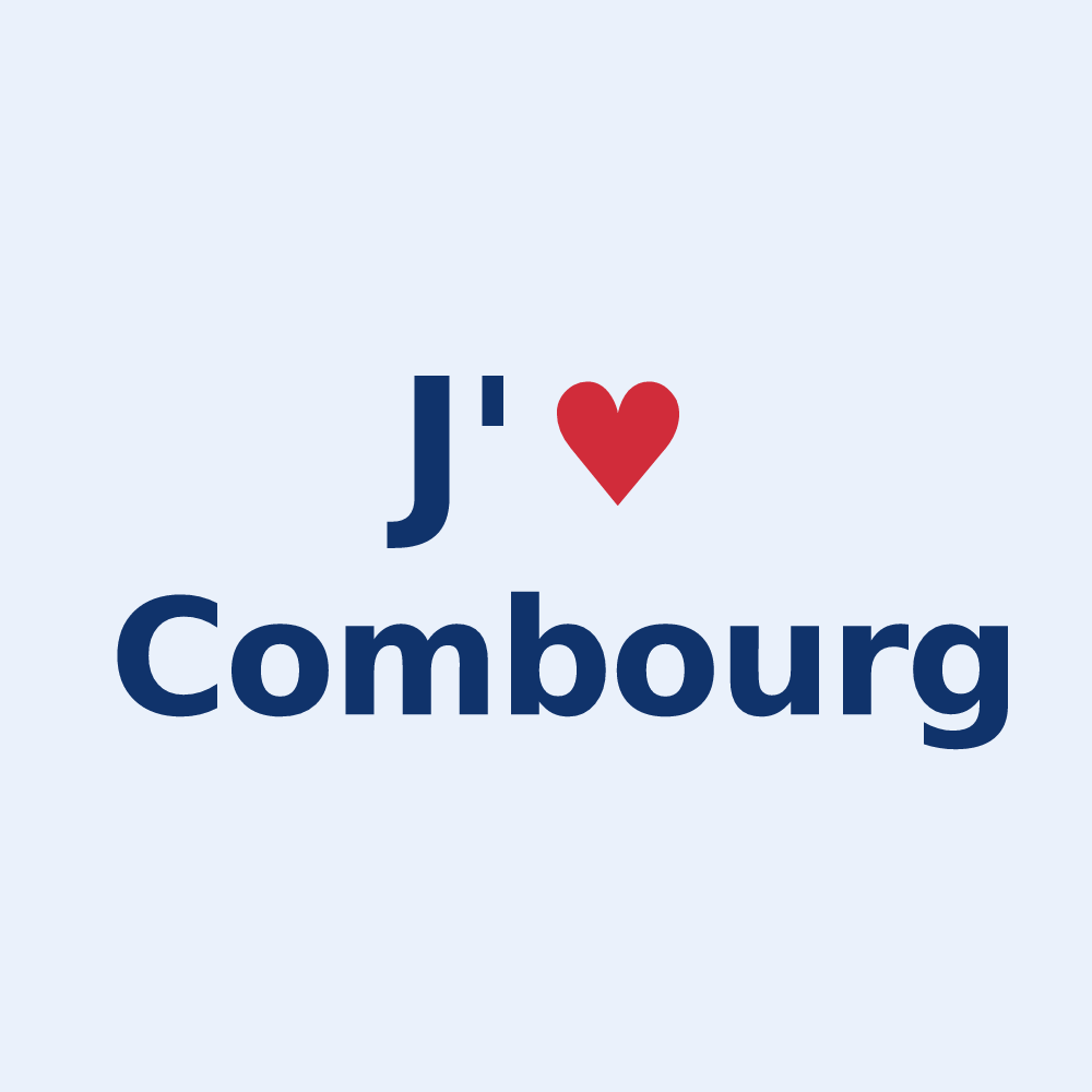 Sticker personnalisé Combourg — design J'aime Combourg