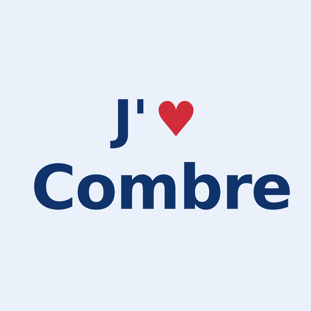 Sticker personnalisé Combre — design J'aime Combre
