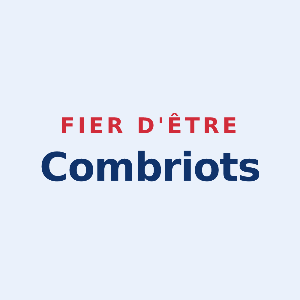 Sticker « Fier d'être Combriots » — design pour Combres-sous-les-Côtes