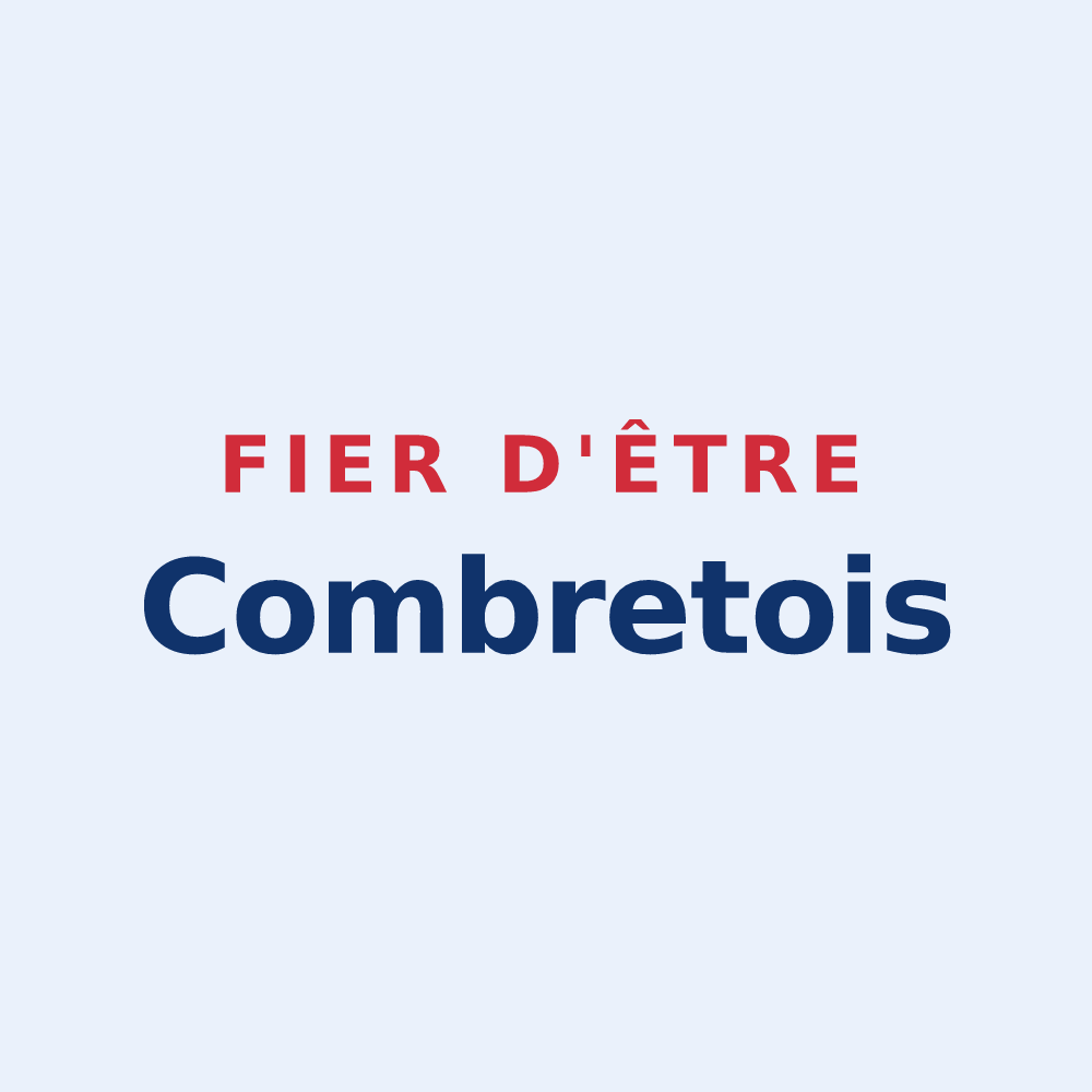 Sticker « Fier d'être Combretois » — design pour Combret