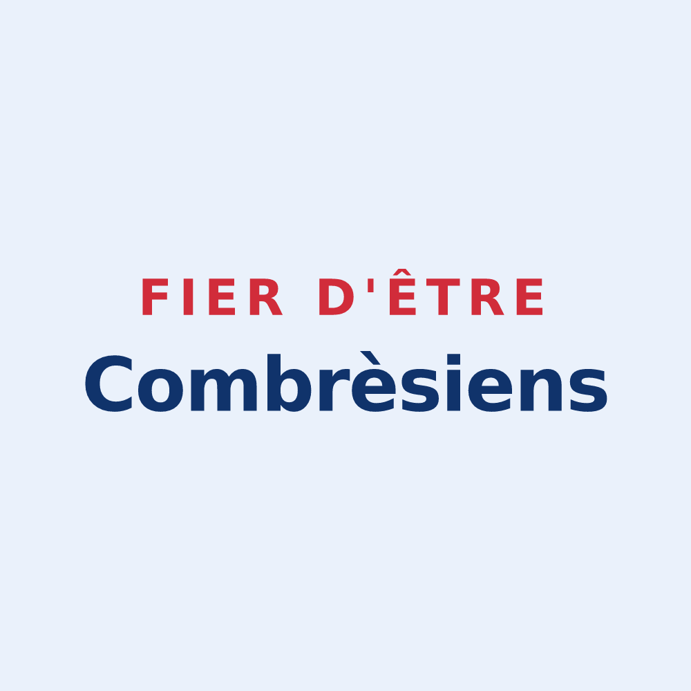 Sticker « Fier d'être Combrèsiens » — design pour Combreux