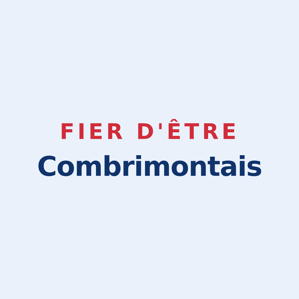 Sticker « Fier d'être Combrimontais » — design pour Combrimont