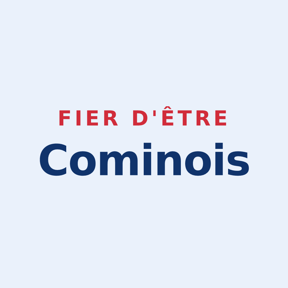 Sticker « Fier d'être Cominois » — design pour Comines