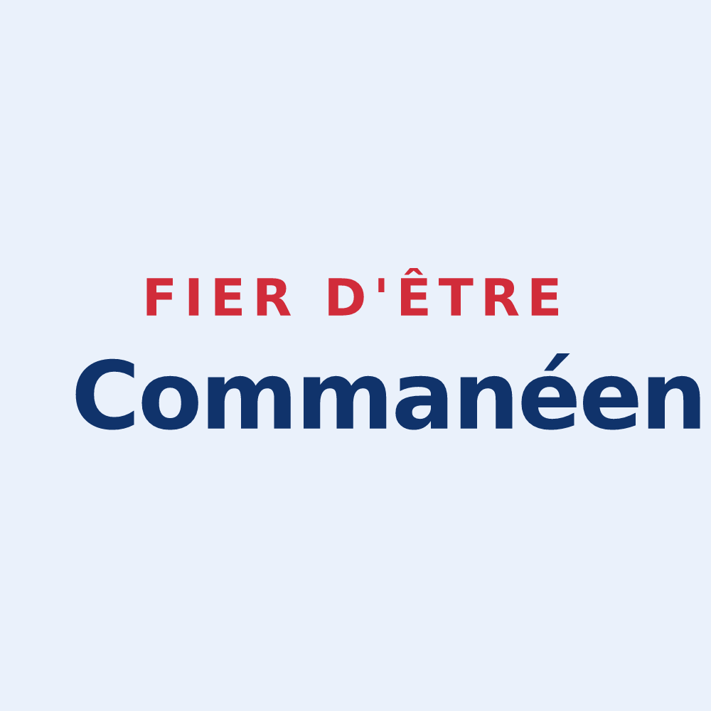 Sticker « Fier d'être Commanéen » — design pour Commana