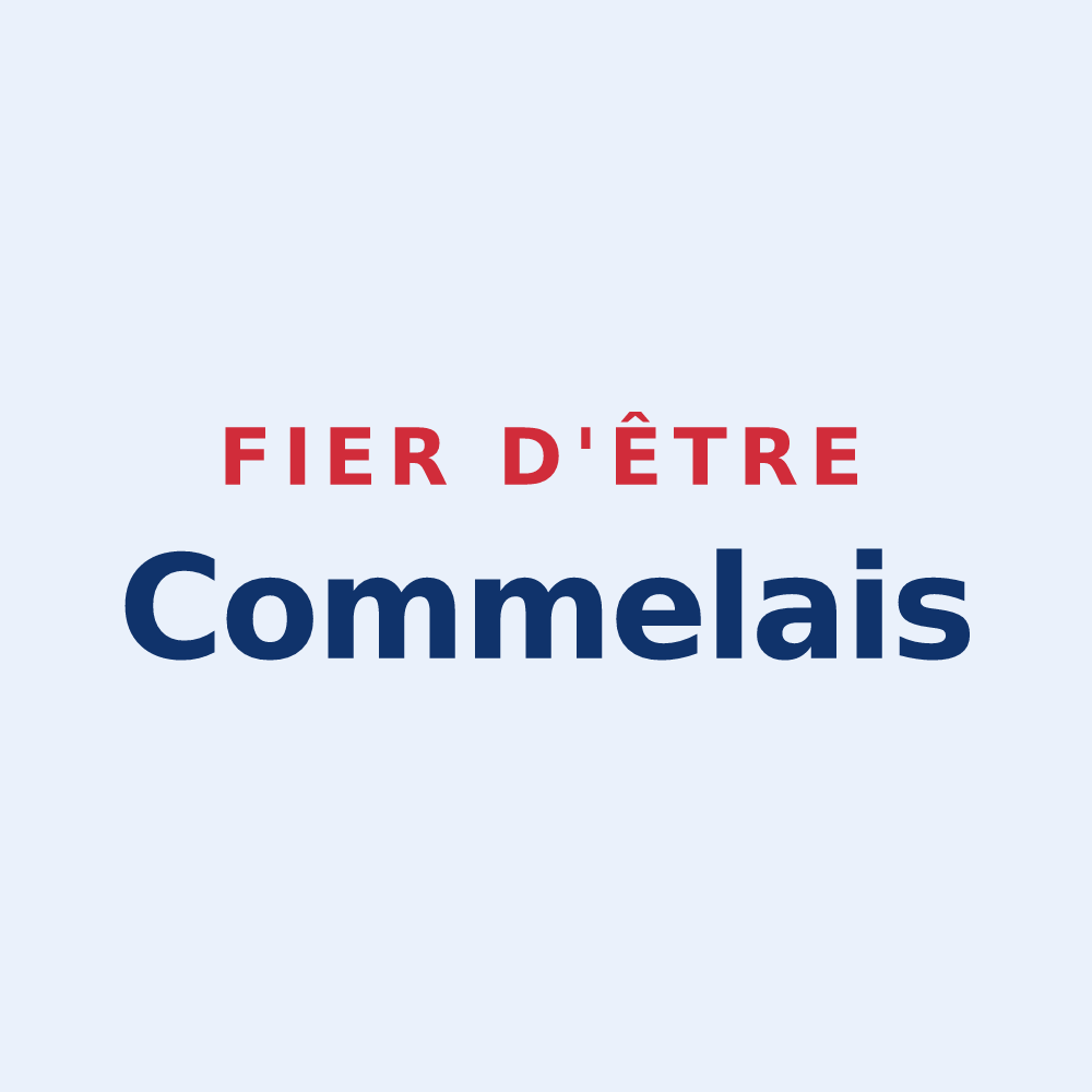 Sticker « Fier d'être Commelais » — design pour Commeaux