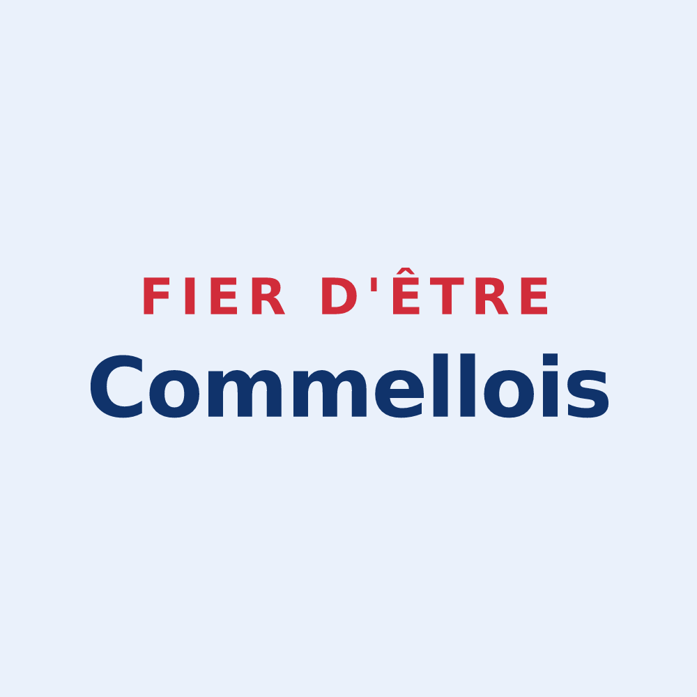 Sticker « Fier d'être Commellois » — design pour Commelle-Vernay