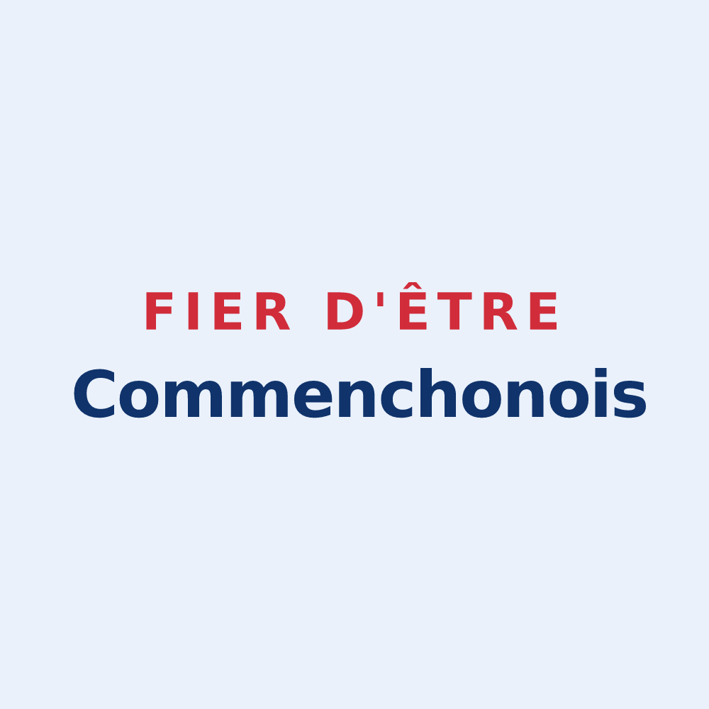 Sticker « Fier d'être Commenchonois » — design pour Commenchon