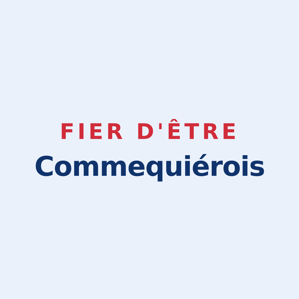 Sticker « Fier d'être Commequiérois » — design pour Commequiers