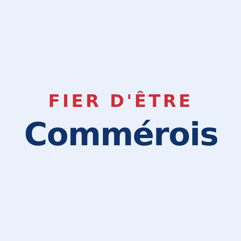 Sticker « Fier d'être Commérois » — design pour Commer