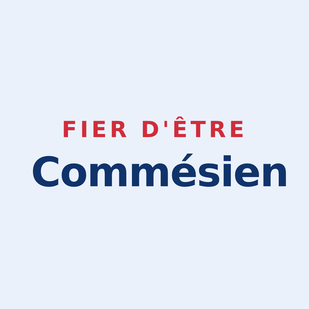 Sticker « Fier d'être Commésien » — design pour Commes
