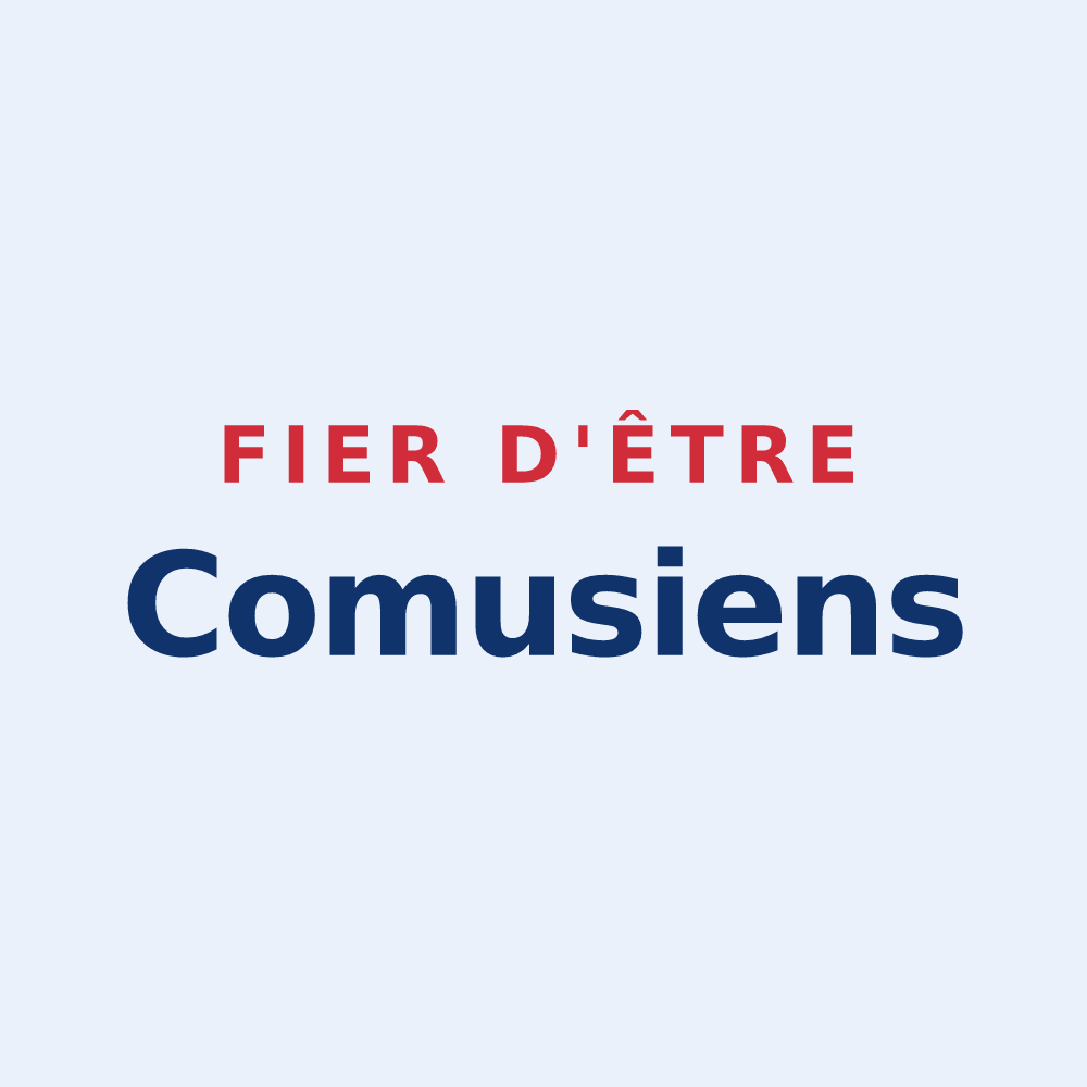 Sticker « Fier d'être Comusiens » — design pour Comus