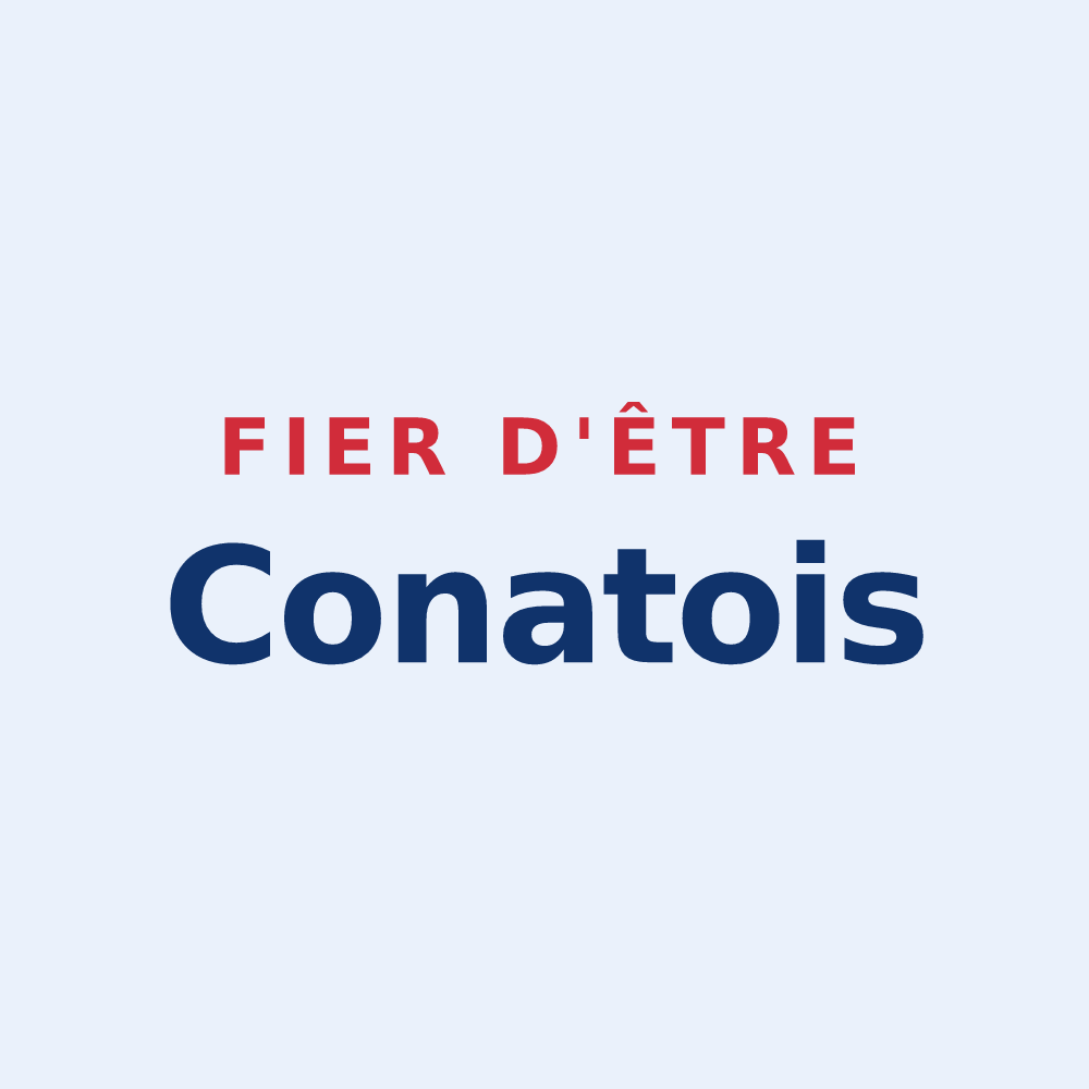 Sticker « Fier d'être Conatois » — design pour Conat