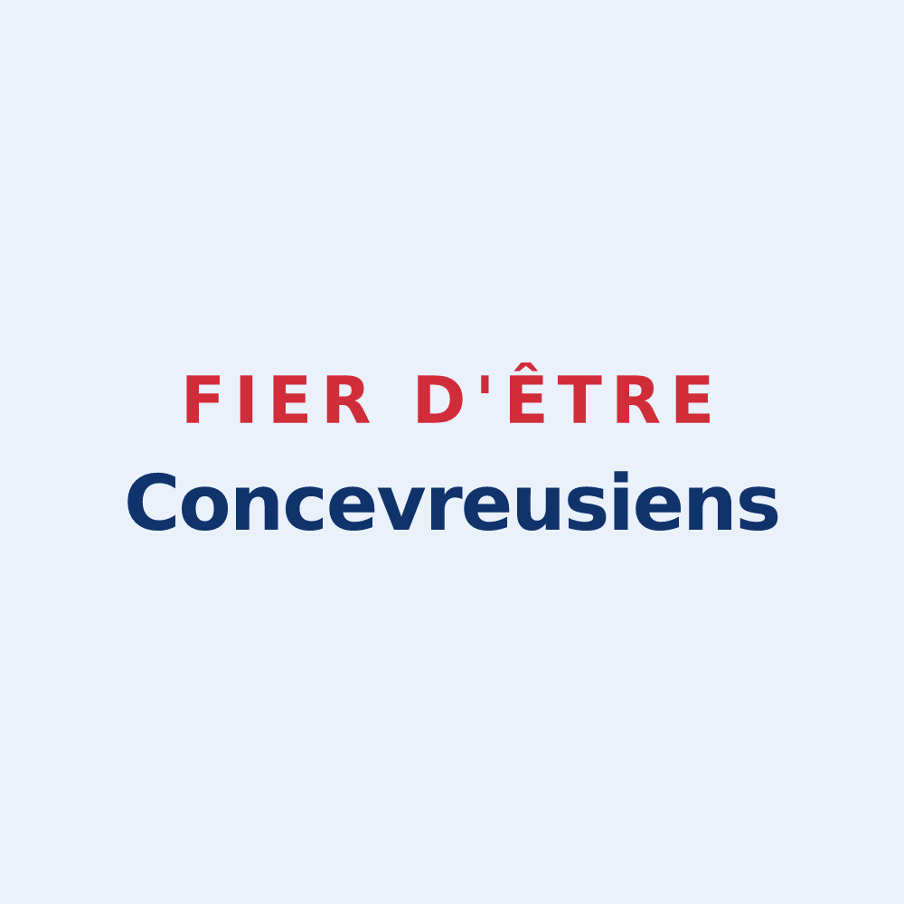 Sticker « Fier d'être Concevreusiens » — design pour Concevreux