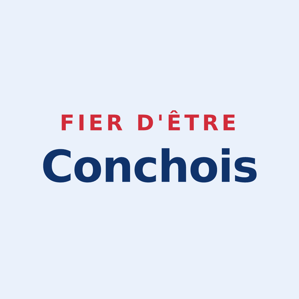 Sticker « Fier d'être Conchois » — design pour Conches-sur-Gondoire