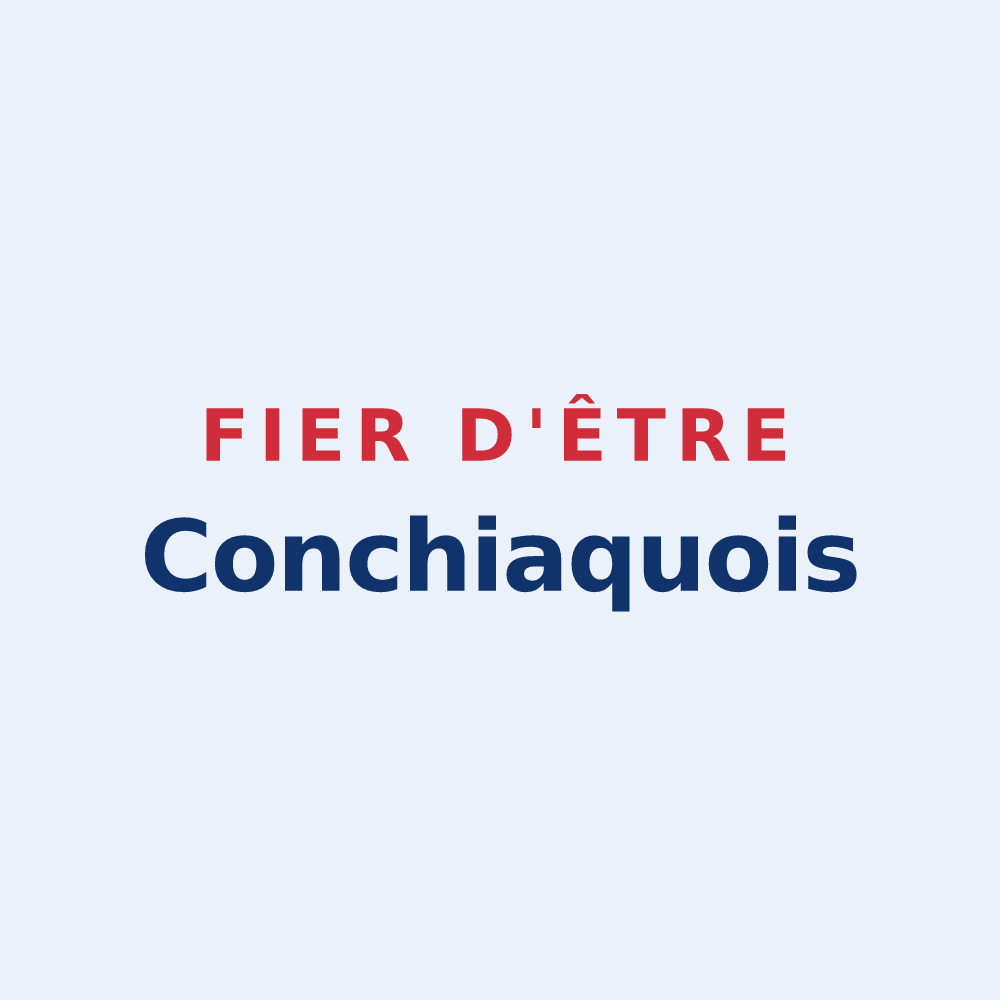 Sticker « Fier d'être Conchiaquois » — design pour Conchy-sur-Canche