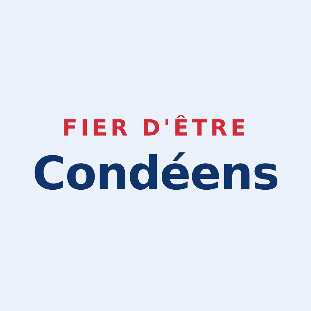 Sticker « Fier d'être Condéens » — design pour Condé