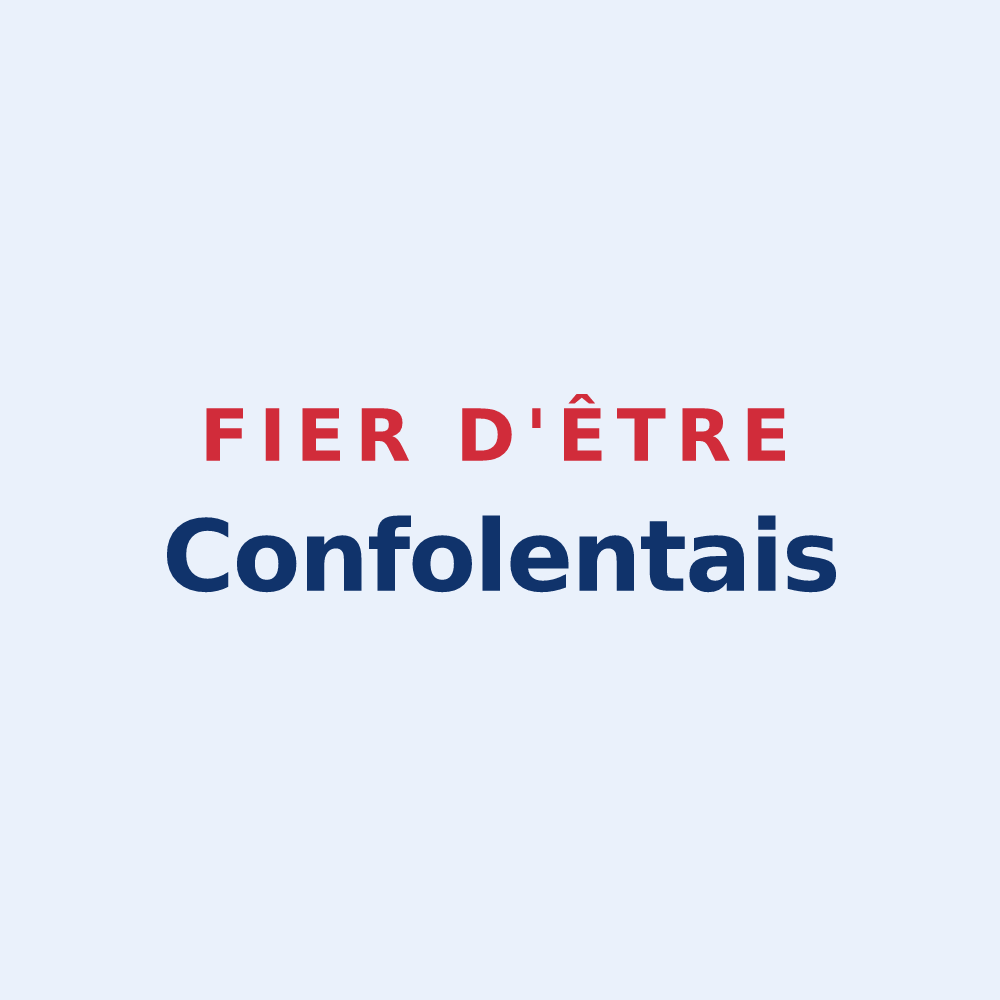 Sticker « Fier d'être Confolentais » — design pour Confolens