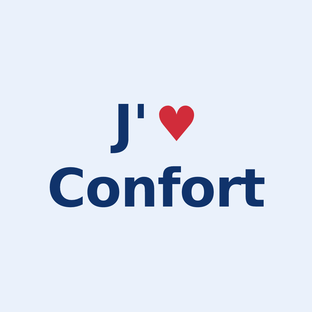 Sticker personnalisé Confort — design J'aime Confort