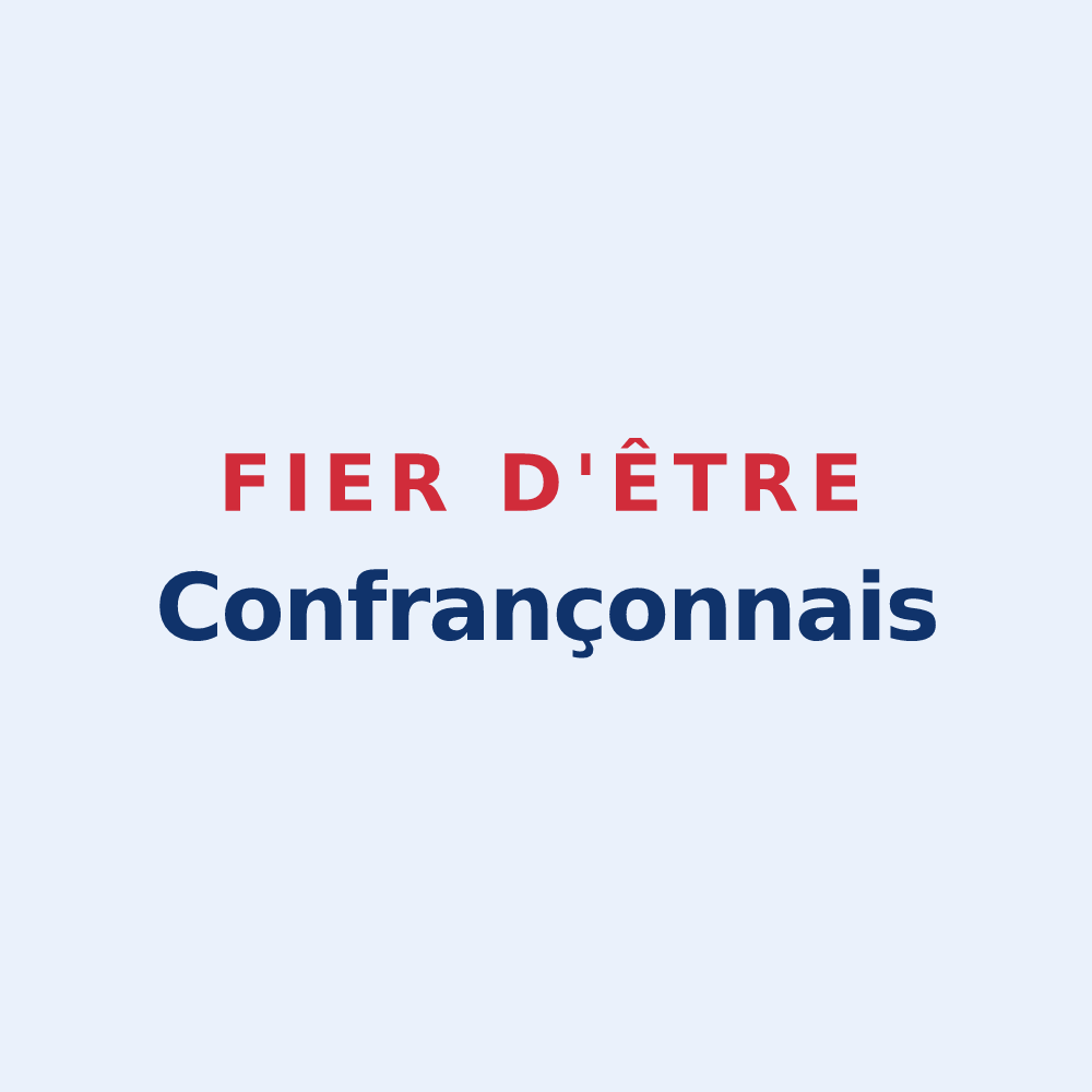 Sticker « Fier d'être Confrançonnais » — design pour Confrançon