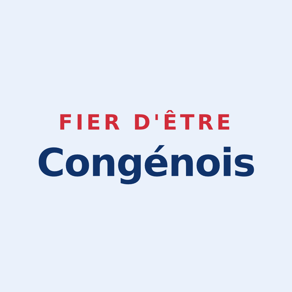 Sticker « Fier d'être Congénois » — design pour Congénies