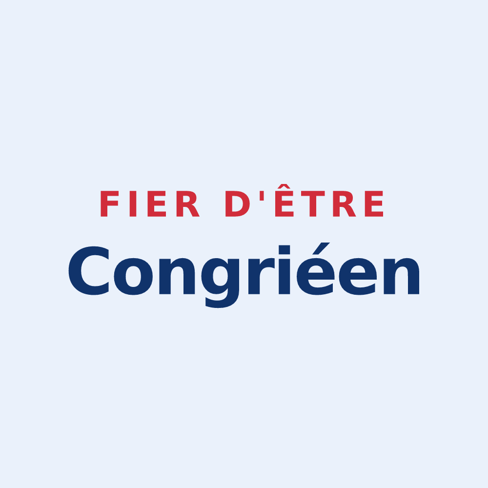 Sticker « Fier d'être Congriéen » — design pour Congrier