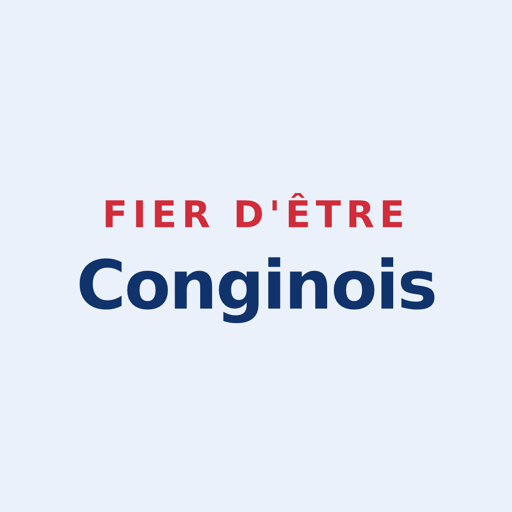 Sticker « Fier d'être Conginois » — design pour Congy