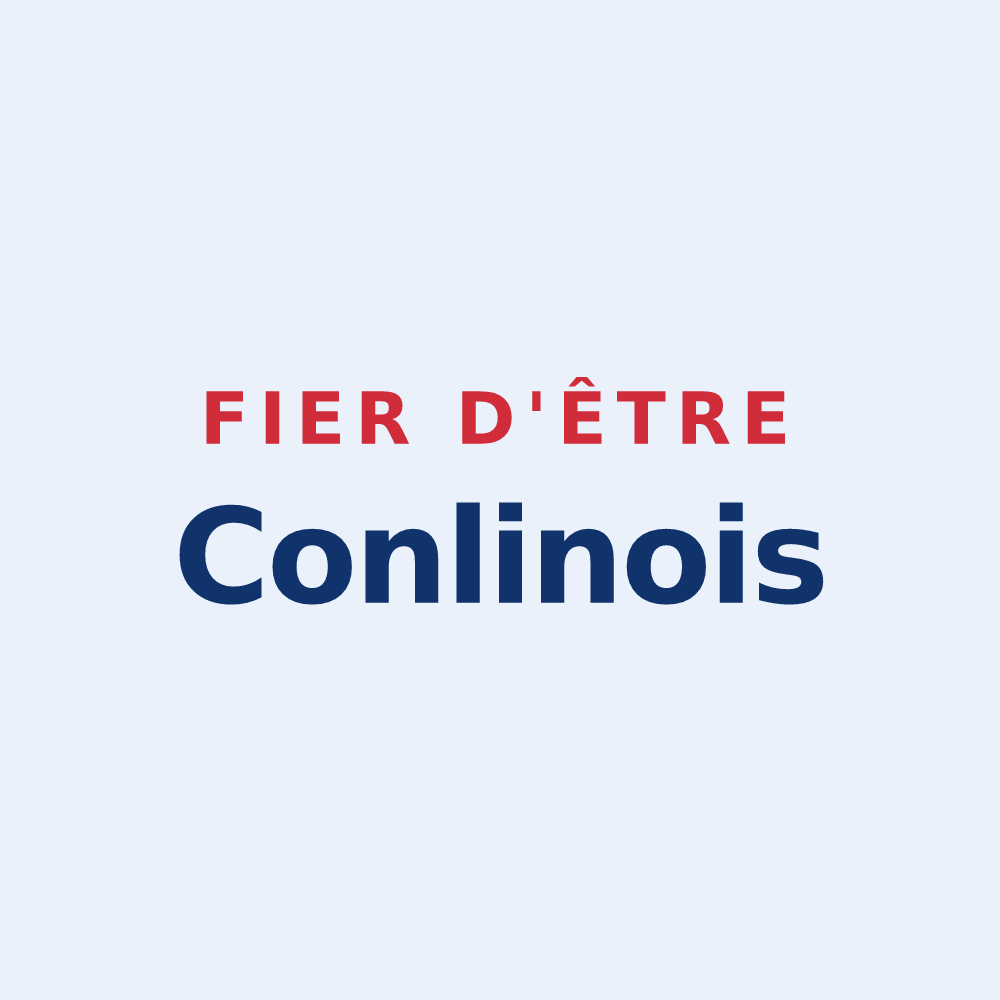 Sticker « Fier d'être Conlinois » — design pour Conlie