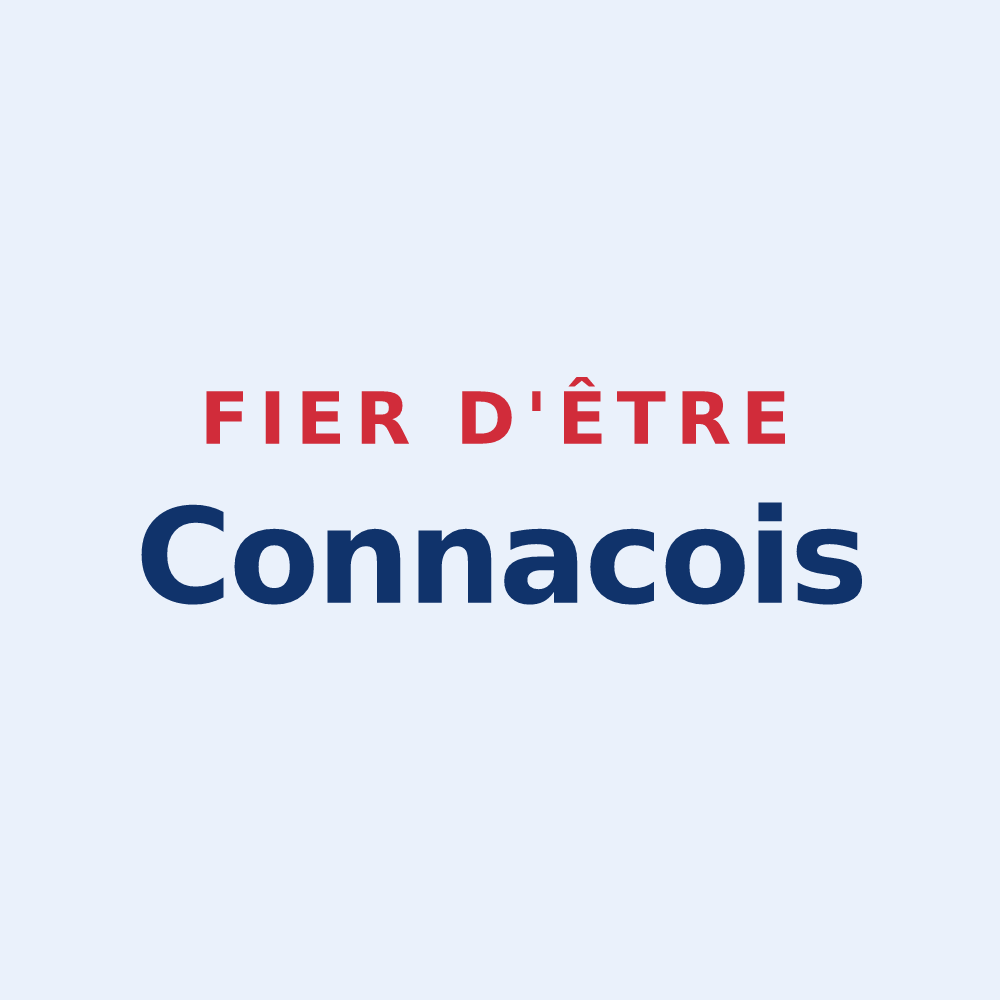 Sticker « Fier d'être Connacois » — design pour Connac