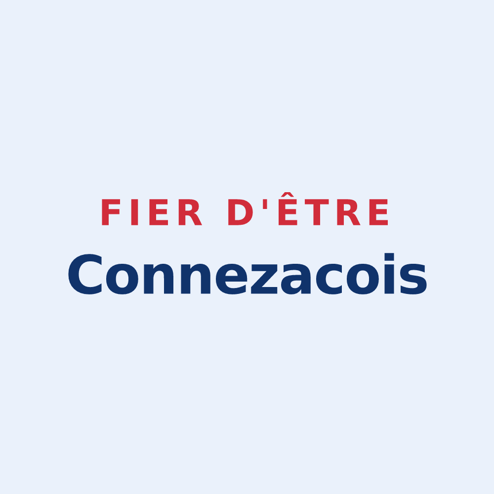 Sticker « Fier d'être Connezacois » — design pour Connezac