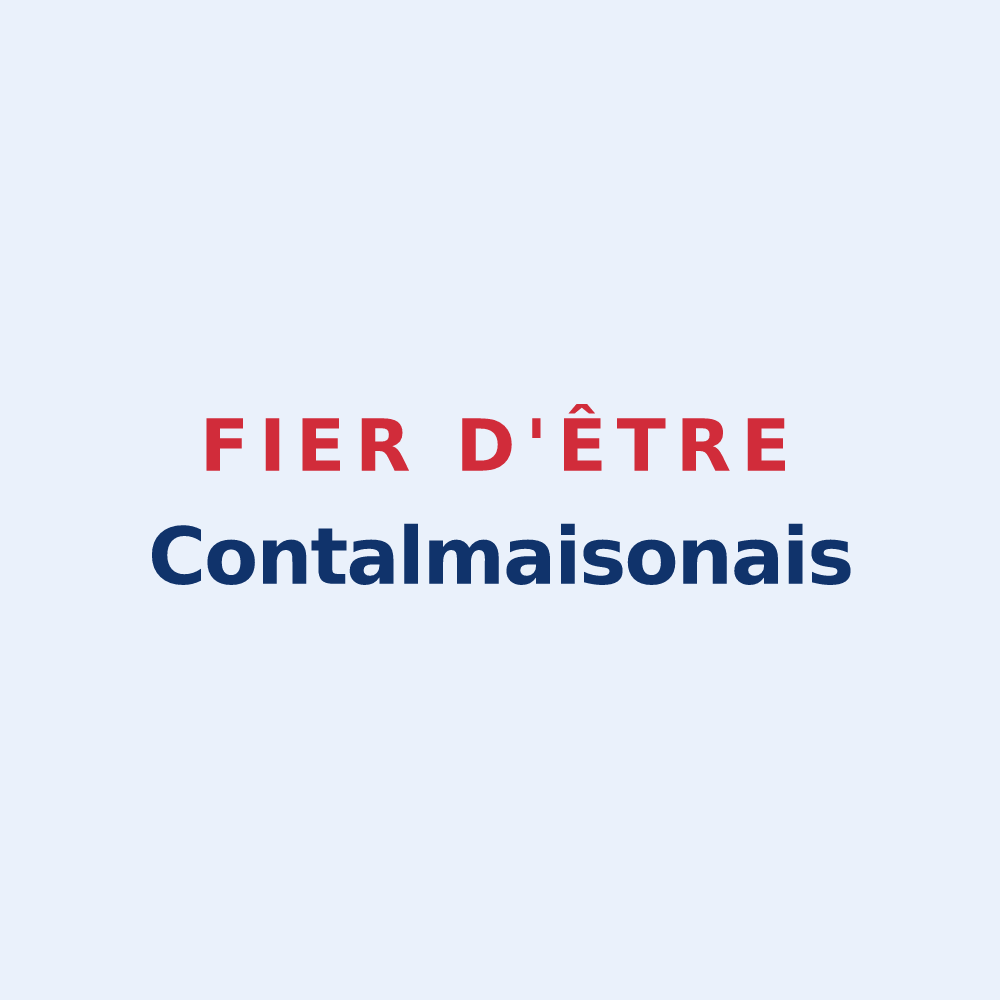 Sticker « Fier d'être Contalmaisonais » — design pour Contalmaison