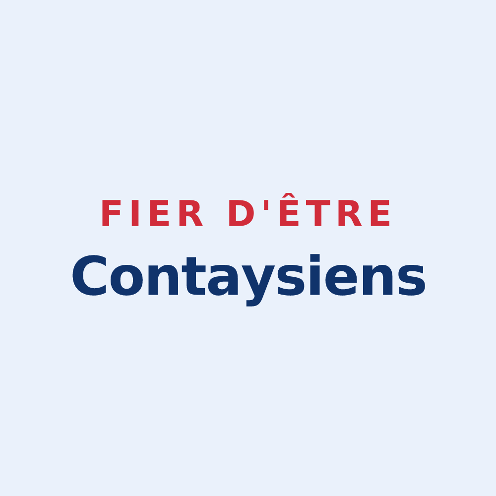 Sticker « Fier d'être Contaysiens » — design pour Contay