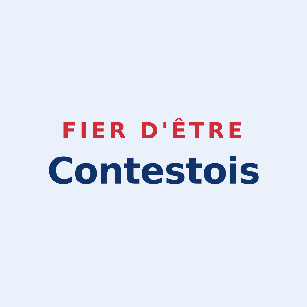 Sticker « Fier d'être Contestois » — design pour Contest