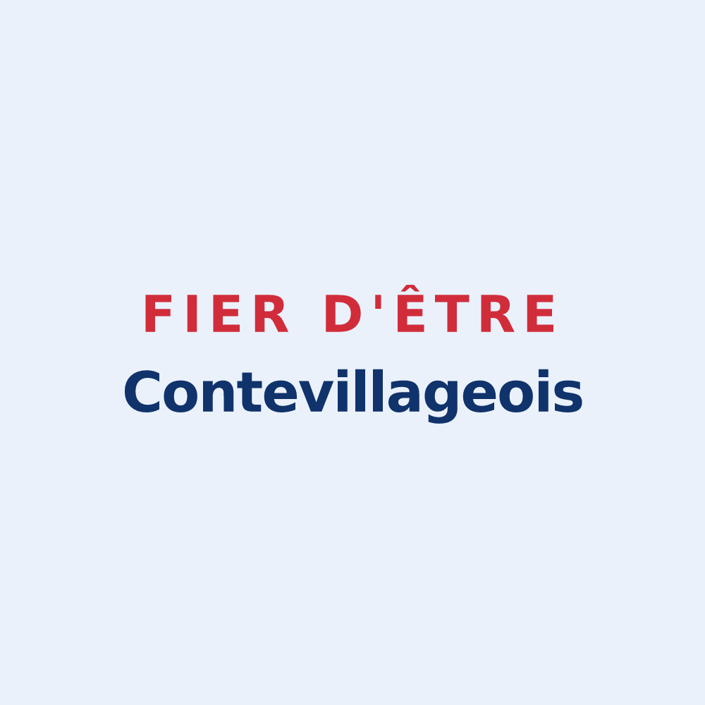Sticker « Fier d'être Contevillageois » — design pour Conteville