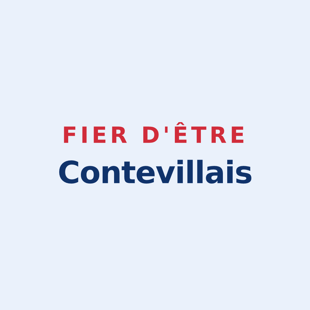 Sticker « Fier d'être Contevillais » — design pour Conteville