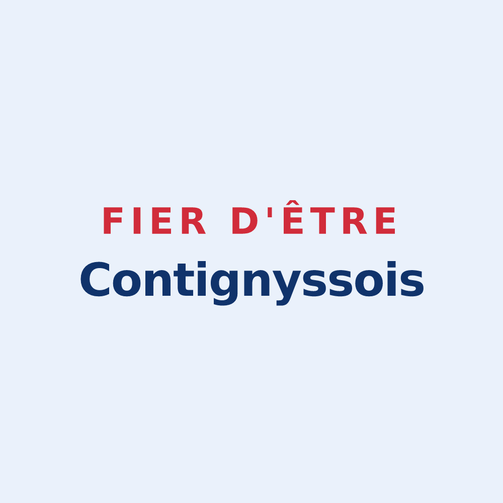 Sticker « Fier d'être Contignyssois » — design pour Contigny
