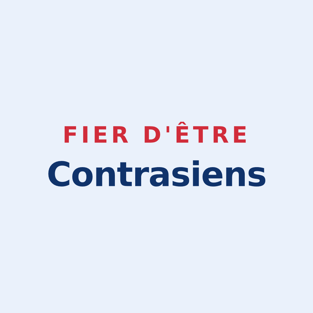 Sticker « Fier d'être Contrasiens » — design pour Contrazy