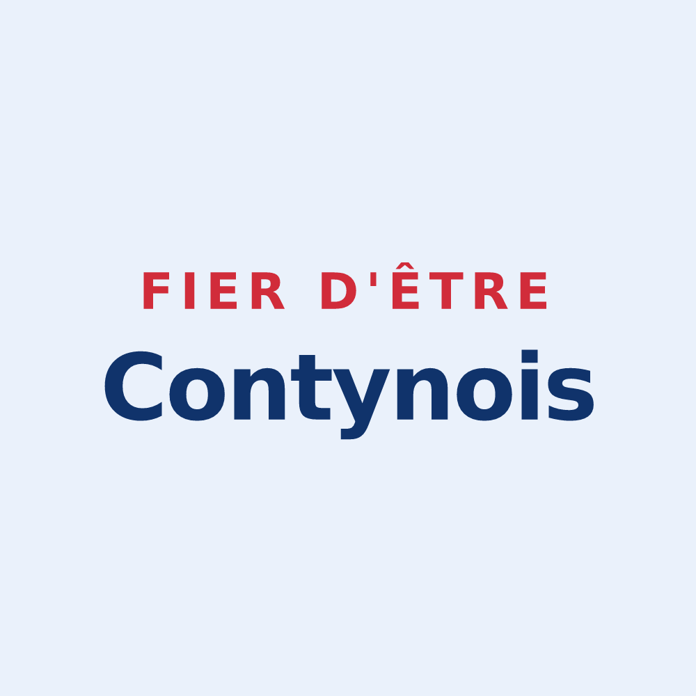 Sticker « Fier d'être Contynois » — design pour Conty