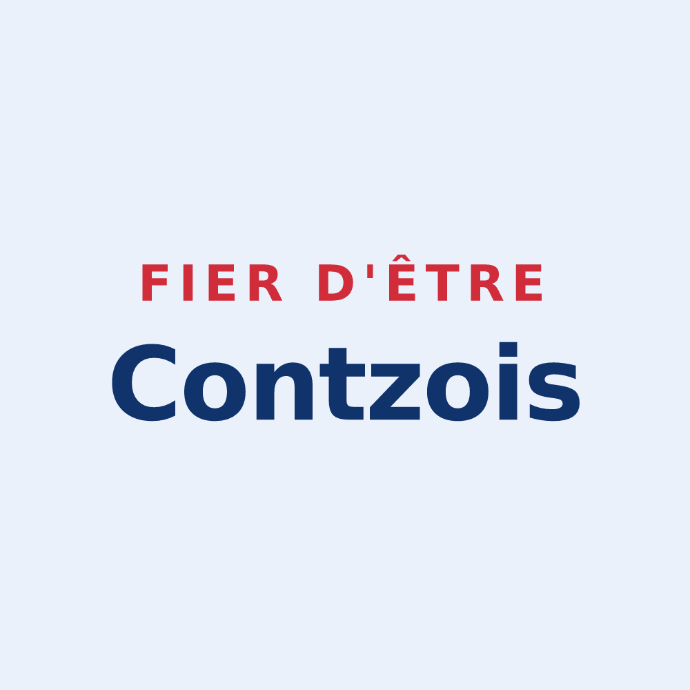 Sticker « Fier d'être Contzois » — design pour Contz-les-Bains